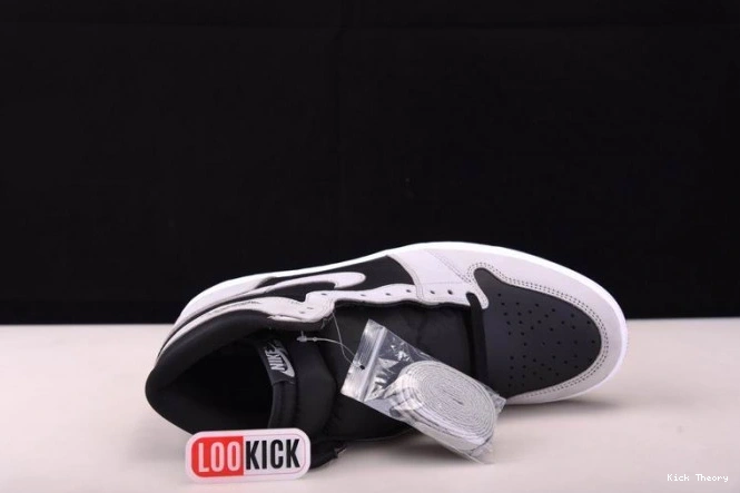 Kicked Out Shoe Store High Black Grey Light 555088-035 Jordan 1 White Smoke Retro Air 0712